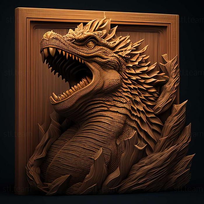 3D model Godzilla game (STL)